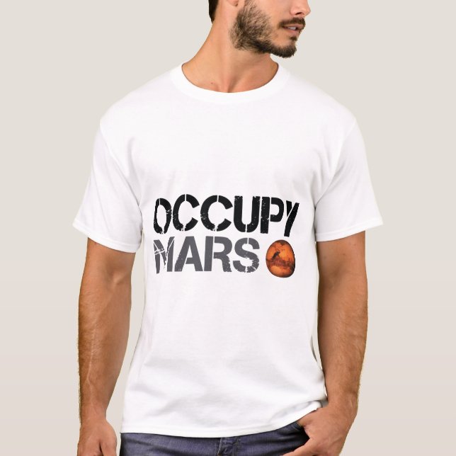 T-shirt le musc d'elon occupy mars (Devant)