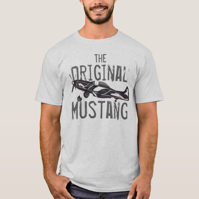 T-shirt Le mustang original (Devant)