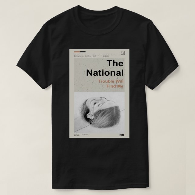 T-shirt Le National - Trouble Me Trouvera Classique T-Shir (Design devant)