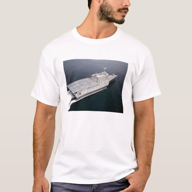 T-shirt Le navire de combat du littoral Independence 3 (Devant)