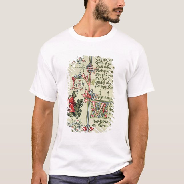 T-shirt Le négociant, détail de télécopie de (Devant)