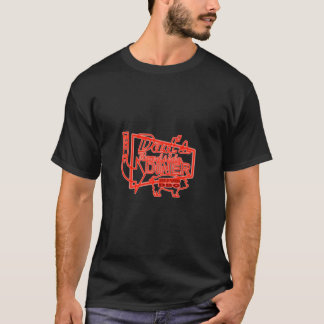 T-shirt Le néon du diner au bord de la route de papa