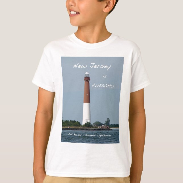 T-shirt Le New Jersey est impressionnant - phare de (Devant)
