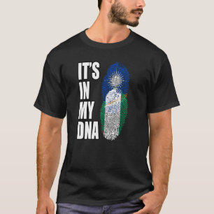 T-shirt Le Nigérian Et Le Marshalais Mélangent Le Drapeau
