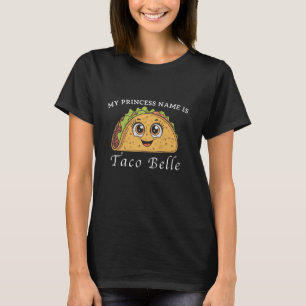 T-shirt Le nom de ma princesse est Taco Belle Cinco de May