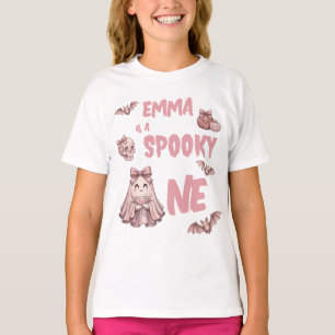 T-shirt Le nom personnalisé est une fille Pinkoween de la