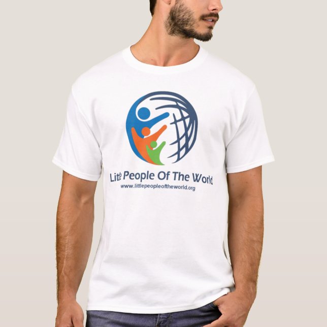T-shirt Le nouveau logo de Little People of the World (Devant)