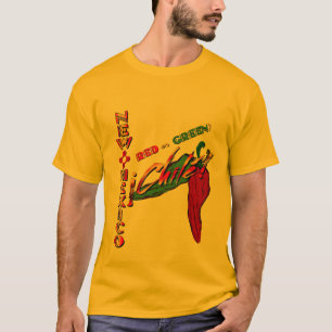 T-shirt Le Nouveau Mexique - rouge ou vert ?