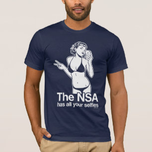 T-shirt Le NSA a votre Selfies