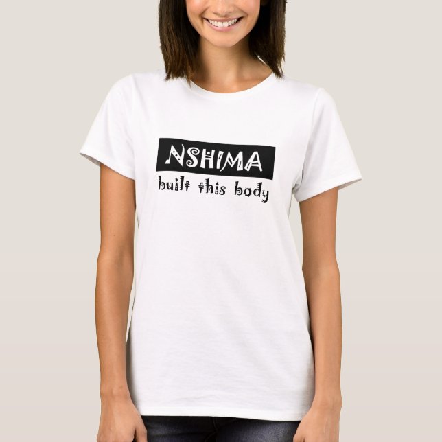 T-shirt le nshima a établi ce corps (Devant)
