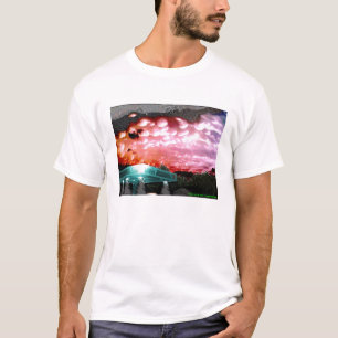 T-shirt Le nuage de bulle remélangent la collection de