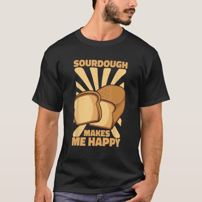T-shirt Le Pain D'Argent Me Rend Joyeux Pain Maker Dough B (Devant)