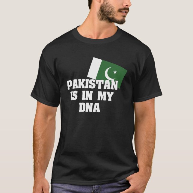 T-shirt Le Pakistan est dans mon ADN Le Pakistan (Devant)