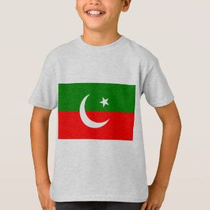T-shirt Le Pakistan Tehreek E Insaf, drapeau de la