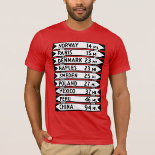 T-shirt Le panneau Ol' Maine