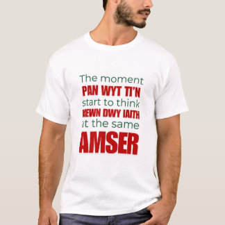 T-shirt Le Panorama Moment Wyt Ti'n Start - Welsh Cymraeg 