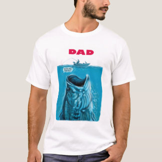 T-shirt Le papa a besoin d'un plus grand bateau de pêche