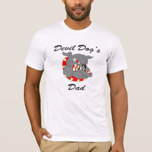 T-shirt Le papa de chien de diable