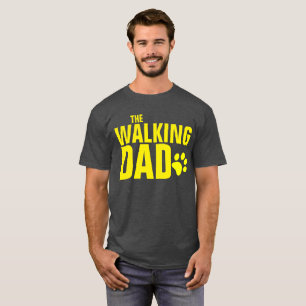 T-shirt Le papa de marche de chien