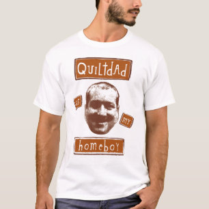 T-shirt le papa d'édredon est mon homeboy