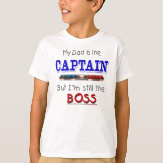 T-shirt Le papa est capitaine