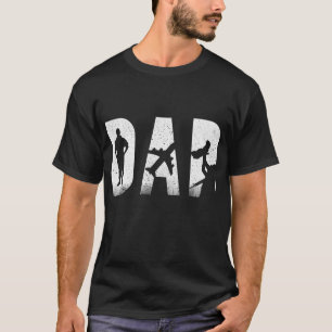 T-shirt Le papa et le pilote des hommes