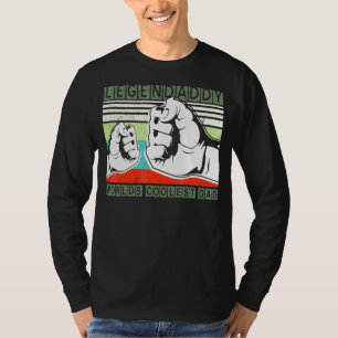 T-shirt Le papa et père le plus frais du monde de Legendad