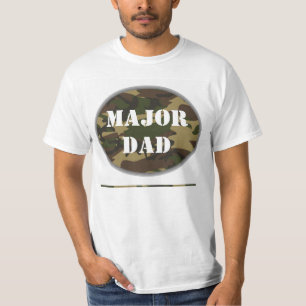 T-shirt Le papa principal, militaires de Camo engendrent