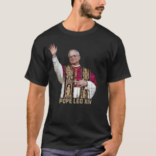 T-shirt Le Pape Léon XIV, Premier Pape Américain Historiqu