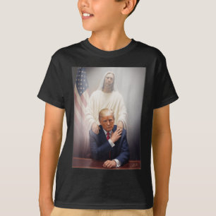 T-shirt Le pape Trump drôle Trump Vatican Christian Retro