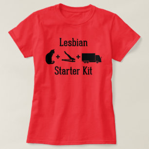 T-shirt Le paquet lesbien de démarreur