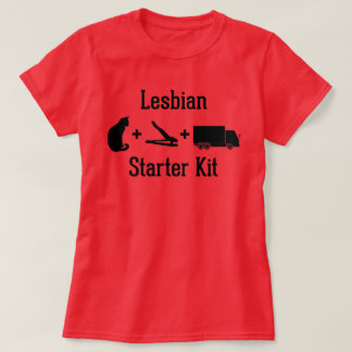 T-shirt Le paquet lesbien de démarreur
