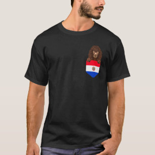 T-shirt Le Paraguay Drapeau Irlandais Chien Espagnol D'Eau
