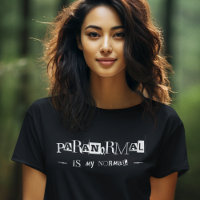 Le Paranormal Est Mon Fantôme Blanc Noir Normal Ch
