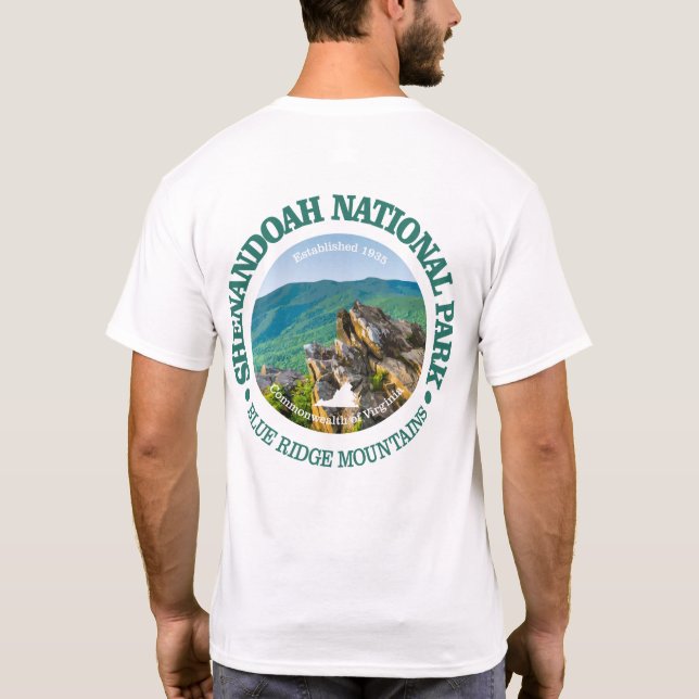 T-shirt Le Parc national de Shenandoah (Dos)