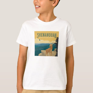 T-shirt Le Parc national de Shenandoah Cerf