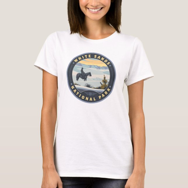 T-shirt Le parc national de White Sands (Devant)