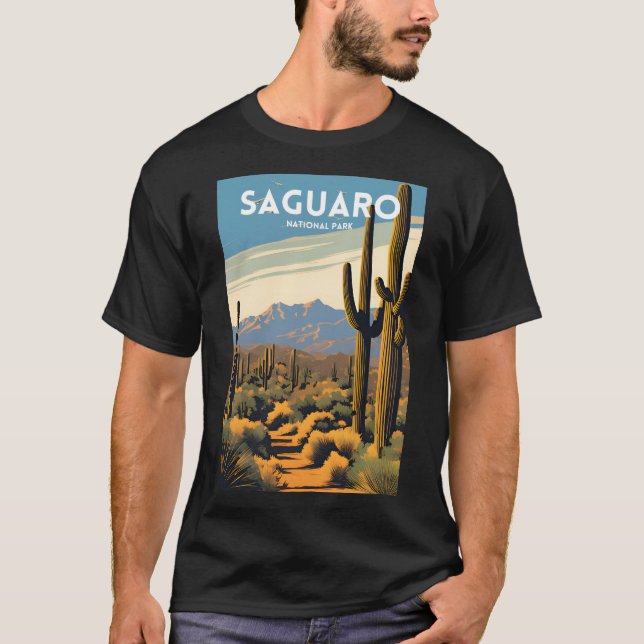 T-shirt Le Parc national du Saguaro (Devant)