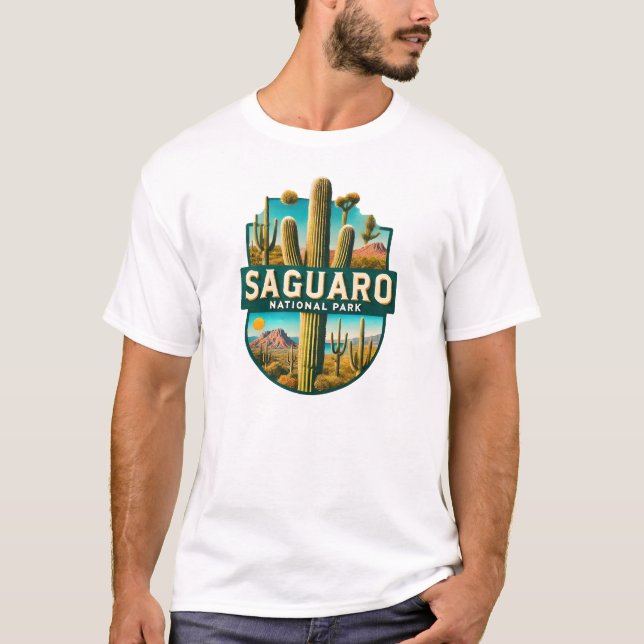 T-shirt Le Parc national du Saguaro (Devant)