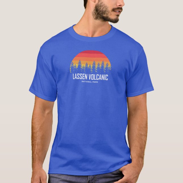 T-shirt Le Parc national volcanique de Lassen (Devant)