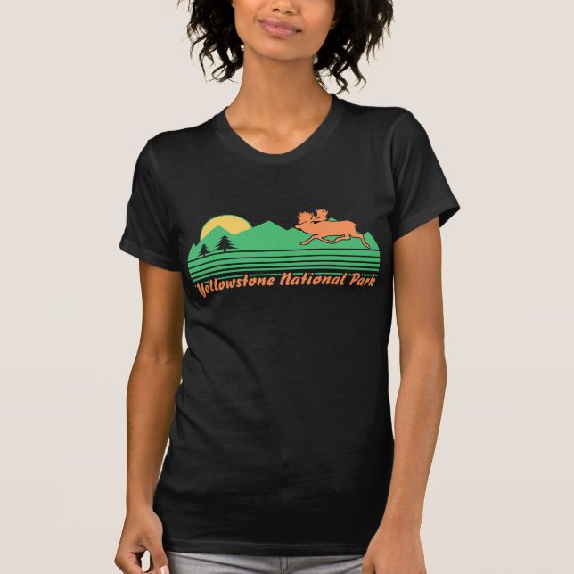 T-shirt Le parc Yellowstone (Devant)