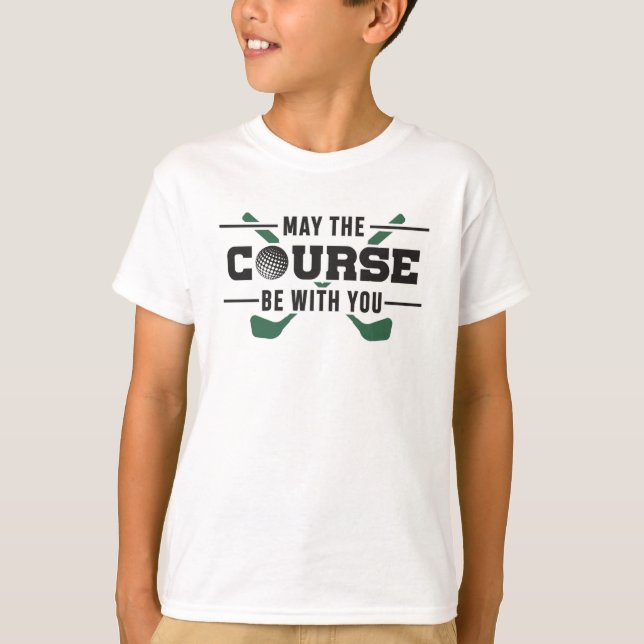 T-shirt Le Parcours Be With You Golf Golfer Funny Gift (Devant)