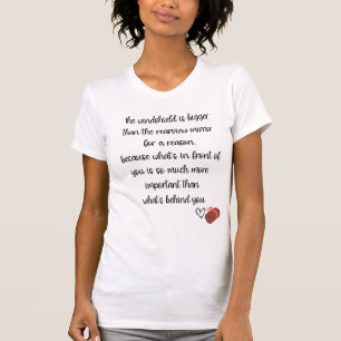 T-shirt Le pare-brise est plus grand que le rouleau Rearvi