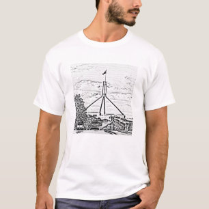 T-shirt Le Parlement australien - Canberra