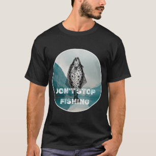 T-shirt Le Parrain de la pêche drôle Parodie Pêcheur