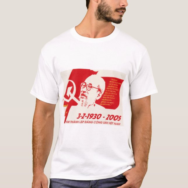 T-shirt Le Parti communiste vietnamien, 75 ans de propagan (Devant)