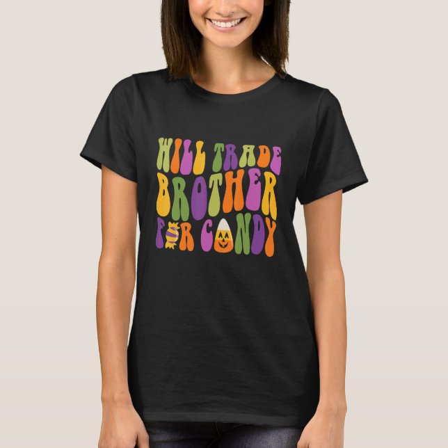 T-shirt Le Parti D'Halloween Fraternisera Pour Can (Devant)