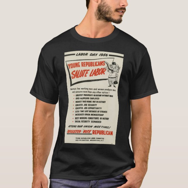T-shirt Le parti libéral républicain ? 1956 (Devant)