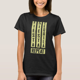 T-shirt Le Parti Mexicain Répète Tequila Mexique Happy Cin
