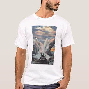 T-shirt Le patrouilleur naval libère la grenade
